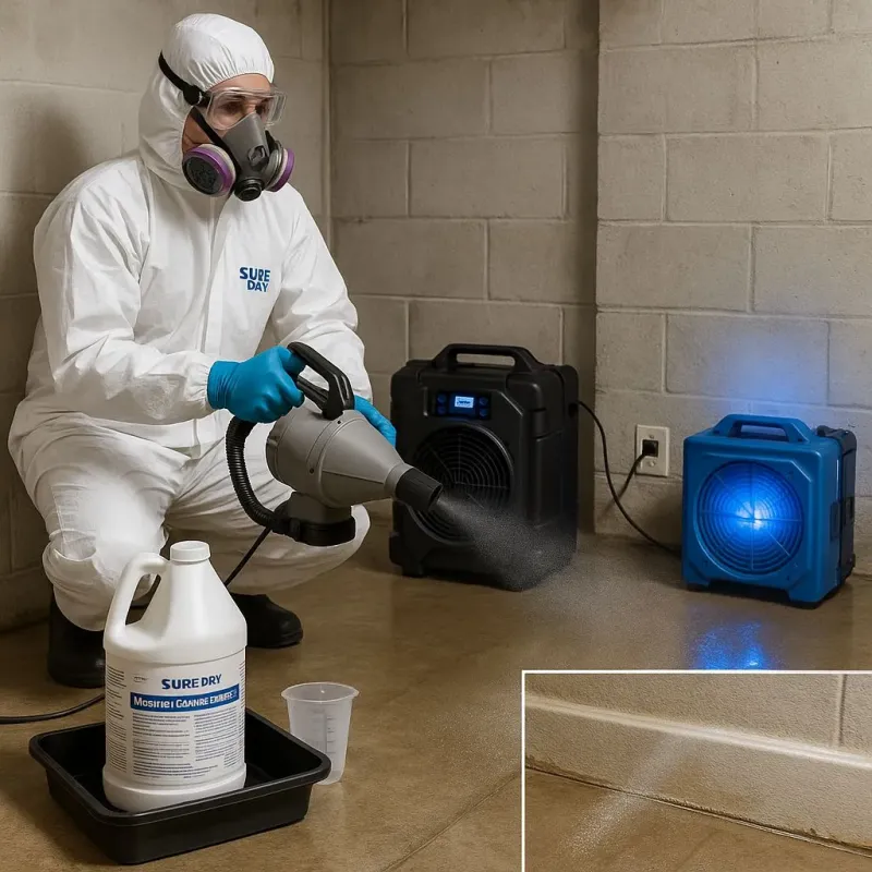 Sanitization and Odor Removal process in Bloomingdale, FL